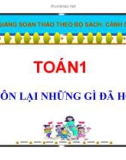 Bài giảng môn Toán lớp 1 sách Cánh diều năm học 2020-2021 - Tuần 17: Em ôn lại những gì đã học (Trường Tiểu học Ái Mộ B)