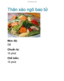 Thăn xào ngô bao tử