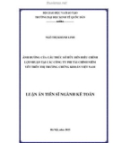 Luận án Tiến sĩ Kế toán: Ảnh hưởng của cấu trúc sở hữu đến điều chỉnh lợi nhuận tại các công ty phi tài chính niêm yết trên thị trường chứng khoán Việt Nam