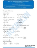 Toán 12: Các phương pháp tính tích phân-P2 (Tài liệu bài giảng) - GV. Lê Bá Trần Phương