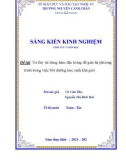 Sáng kiến kinh nghiệm THPT: Tư duy sử dụng hàm đặc trưng để giải hệ phương trình trong việc bồi dưỡng học sinh khá giỏi