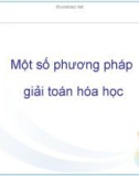 Một số phương pháp giải toán hóa học