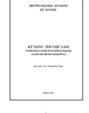 Kỹ năng tìm việc làm - Đại học An Giang