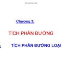 Bài giảng Chương 3: Tích phân đường (Phần 1)