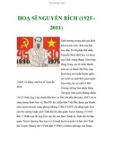 HOẠ SĨ NGUYỄN BÍCH (1925 2011)