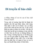 Di truyền tế bào chất