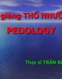 Bài giảng thổ nhưỡng PEDOLOGY - Th.s Trần Bá Linh