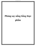 Phòng say nắng bằng thực phẩm