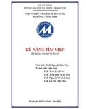 Bài giảng Kỹ năng tìm việc: Phần 1 - ThS. Nguyễn Kim Vui (Bậc đại học chương trình Đại trà)