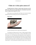 Chăm sóc và bảo quản camera số