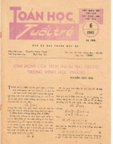 Toán học và tuổi trẻ Số 146 (6/1985)