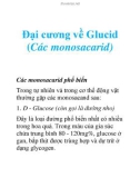 Đại cương về Glucid (Các monosacarid)