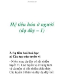 Tài liệu: Hệ tiêu hóa ở người (dạ dày – 1)