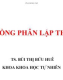 ĐỒNG PHÂN LẬP THỂ