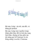 Hệ thống nội màng (tt)