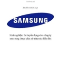 Kinh nghiệm thi tuyển dụng cho công ty SamSung