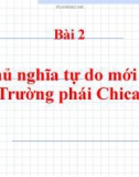 Chủ nghĩa tự do mới và Trường phái Chicago