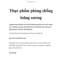 Thực phẩm phòng chống loãng xương