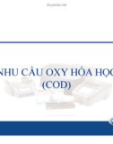 Bài giảng Nhu cầu oxy hóa học (COD)