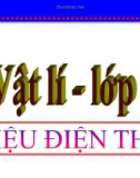 Bài giảng Vật lý 7 bài 25: Hiệu điện thế