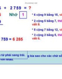 Giáo án điện tử môn Toán lớp 3 - Bài: Phép cộng các số trong phạm vi 10000