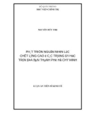 Luận án Tiến sĩ Kinh tế: Phát triển nguồn nhân lực chất lượng cao ở các trường đại học trên địa bàn Thành phố Hồ Chí Minh