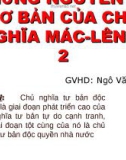 Đề tài: Chủ nghĩa tư bản độc quyền là giai đoạn phát triển cao của chủ nghĩa tư bản tự do cạnh tranh, mà giai đoạn tột cùng của nó là chủ nghĩa tư bản độc quyền nhà nước