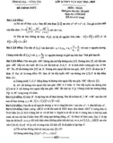 Đề thi chọn đội tuyển HSG môn Toán lớp 12 năm 2022-2023 - Sở GD&ĐT Bà Rịa - Vũng Tàu