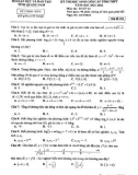 Đề thi chọn học sinh giỏi cấp tỉnh môn Toán lớp 12 năm 2021-2022 - Sở GD&ĐT Quảng Nam (Mã đề 101)