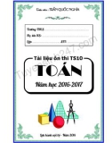 Tài liệu ôn thi tuyển sinh 10 năm 2016 môn Toán