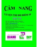 Cẩm nang luyện thi Đại học điểm 10 môn Vật lý - GV. Lê Trọng Duy