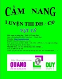 Cẩm nang luyện thi Đại học - Cao đẳng môn Vật lý (Lê Trọng Duy)