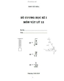 Đề cương ôn tập học kì 1 môn Vật lí 12 năm 2018-2019 - Trường THPT Yên Hòa
