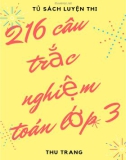 216 câu trắc nghiệm toán lớp 3