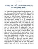 Những lưu ý đối với thí sinh trong kỳ thi tốt nghiệp THPT