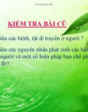 Bài giảng Sinh học 9 bài 30: Di truyền học với người