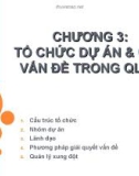 Bài giảng Quản lý dự án: Chương 3 - Nguyễn Thị Trang