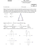 Đề thi thử THPT Quốc gia môn Toán năm 2017 lần 1 - THPT Nghèn - Mã đề 015