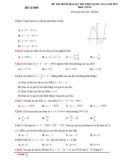 Đề thi minh họa kỳ thi THPT Quốc gia năm 2017 môn Toán - Đề số 005