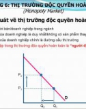 THỊ TRƯỜNG ĐỘC QUYỀN HOÀN TOÀN