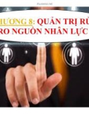 Bài giảng Quản trị rủi ro: Chương 8 - Võ Hữu Khánh