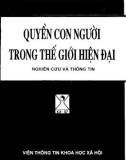 Nghiên cứu và thông tin Quyền con người trong thế giới hiện đại: Phần 1