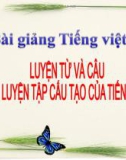 Slide bài Luyện từ và câu: Luyện tập về cấu tạo của tiếng - Tiếng việt 4 - GV.Lâm Ngọc Hoa