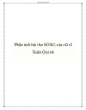 Bài văn mẫu lớp 9: Phân tích bài thơ Sóng của nữ sĩ Xuân Quỳnh