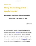 Kiến thức lớp 12 Những đứa con trong gia đình – Nguyễn Thi-phần7