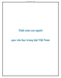 Văn mẫu lớp 9: Tình cảm con người qua văn học trung đại Việt Nam