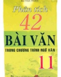 phân tích 42 bài văn trong chương trình ngữ văn 11: phần 1