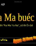 Bài giảng Ngữ văn 10: Ra Ma buộc tội (Trích sử thi “Ra Ma Ya Na” – Sử thi Ấn Độ) với các nội dung