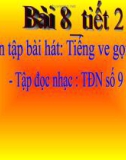 Bài giảng Tập đọc nhạc: TĐN số 9 - Âm nhạc 7 - GV: L.Q.Vinh