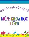 Bài giảng môn Khoa học lớp 5 năm học 2021-2022 - Bài 1: Sự sinh sản (Trường Tiểu học Thạch Bàn B)